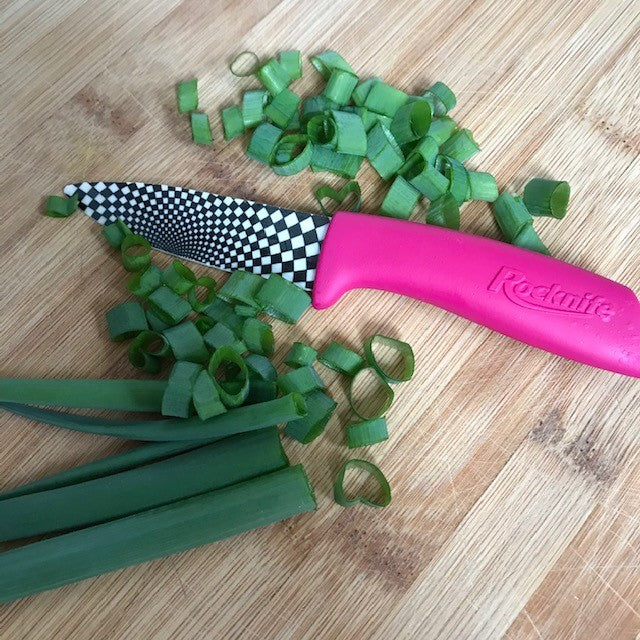 3 Inch Ceramic Kitchen Knife - Pink