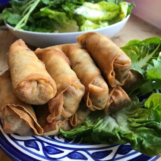 6 Mini Spring Rolls Crispy Mini Spring Rolls – Rocknife
