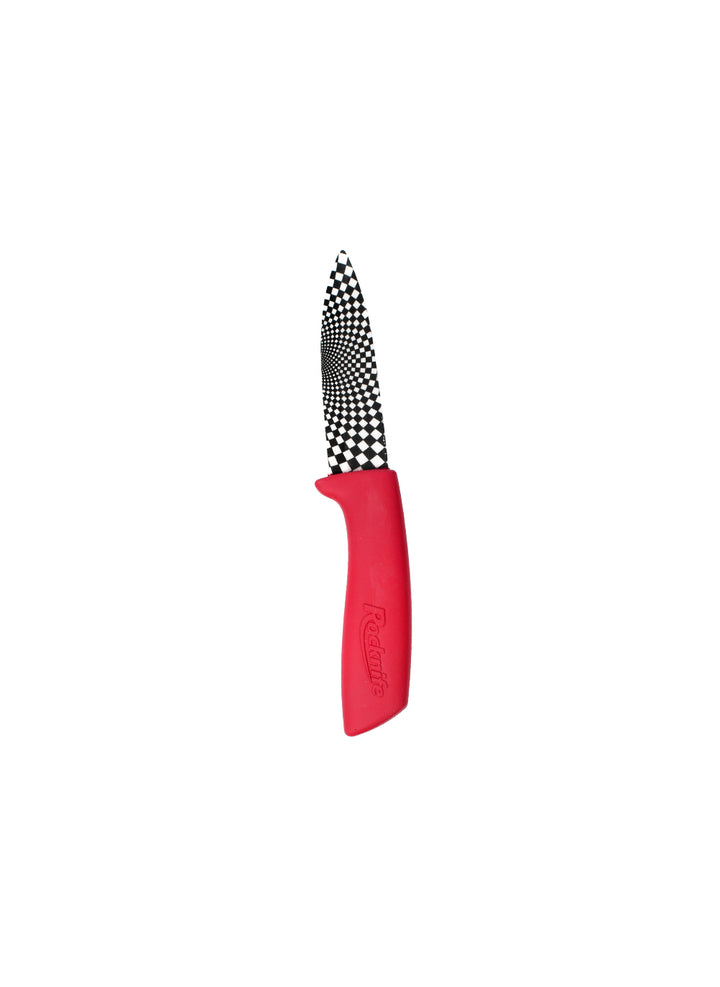 3 Inch Ceramic Kitchen Knife - Red