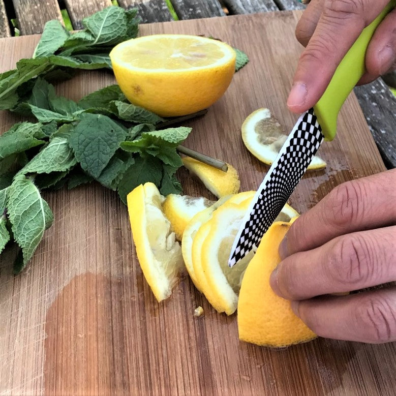 3 Inch Ceramic Kitchen Knife - Lime Green