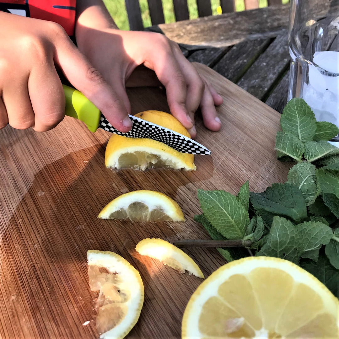 3 Inch Ceramic Kitchen Knife - Lime Green