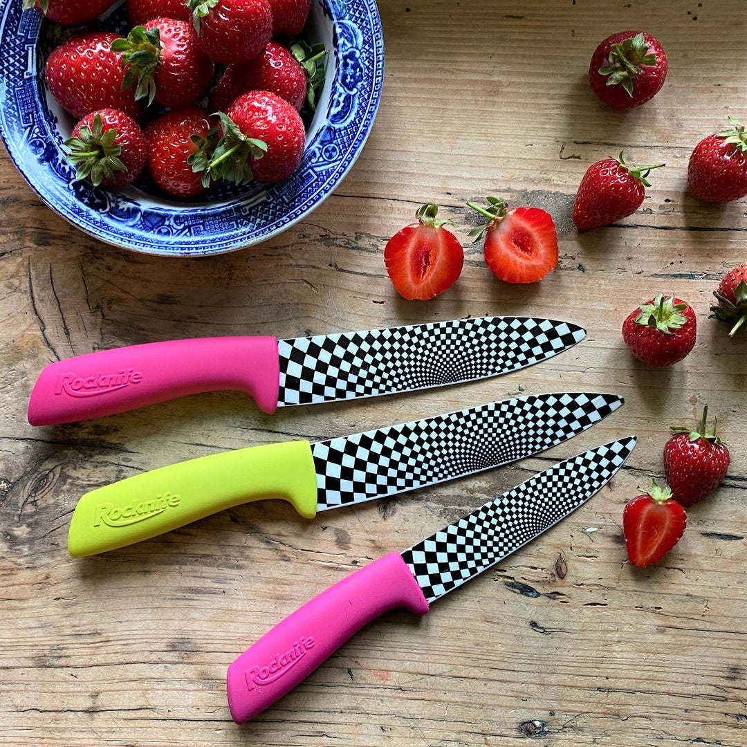 4 Inch Ceramic Kitchen Knife - Pink – Rocknife