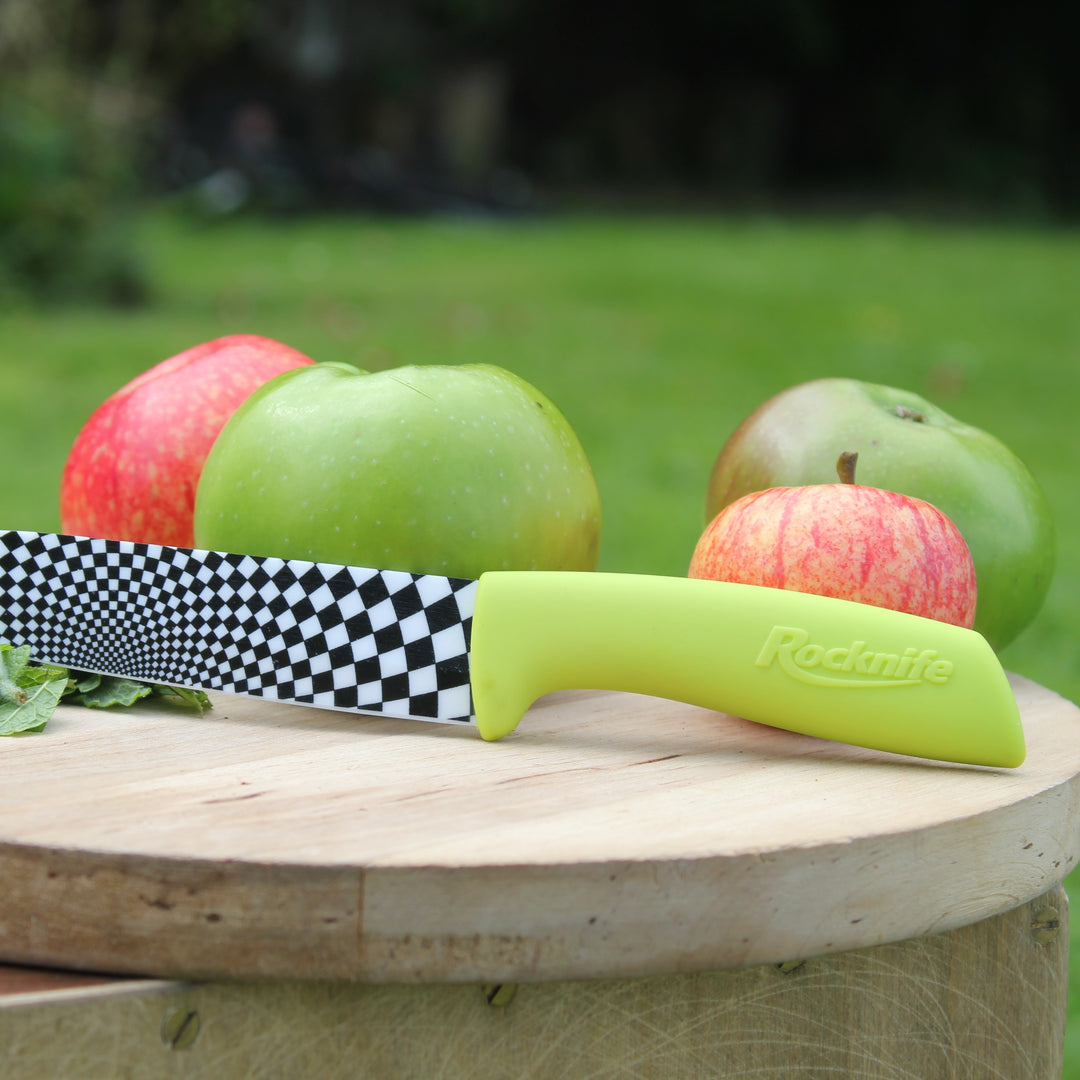 6 Inch Ceramic Kitchen Knife - Lime Green – Rocknife