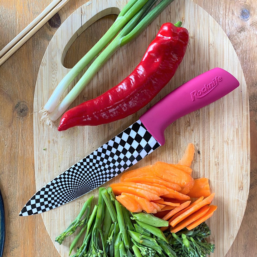 💝 PINK CERAMIC KITCHEN KNIFE SET (6 PIECE) CUTE STAINLESS STEEL