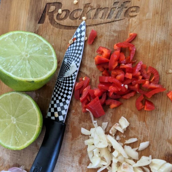 Rocknife Square Bamboo Chopping Board