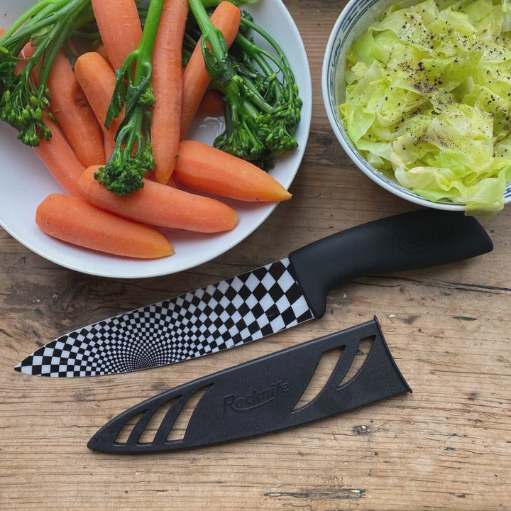 8 Inch Ceramic Kitchen Knife - Black