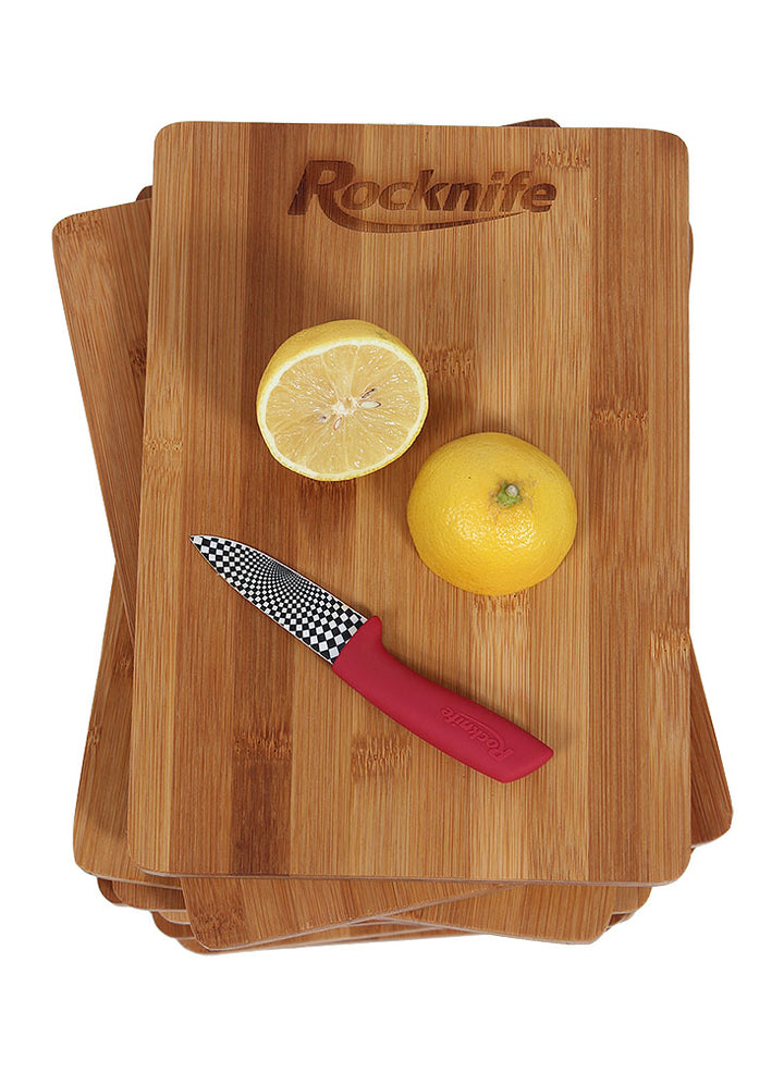 Rocknife Rectangle Bamboo Chopping Board