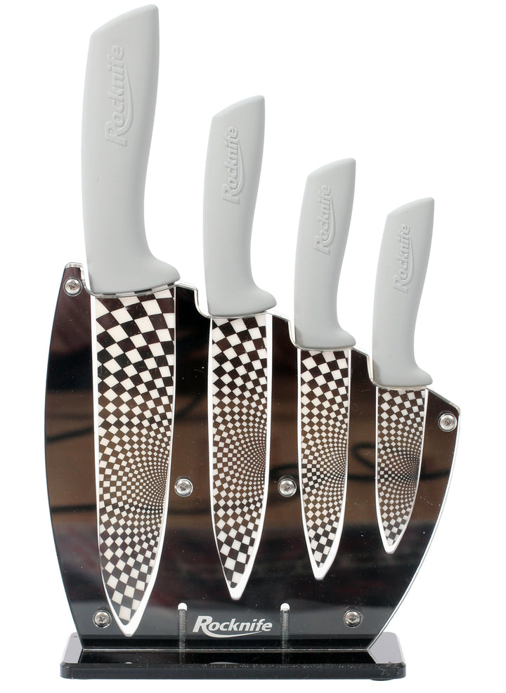Grey Ceramic Kitchen Knife Sets