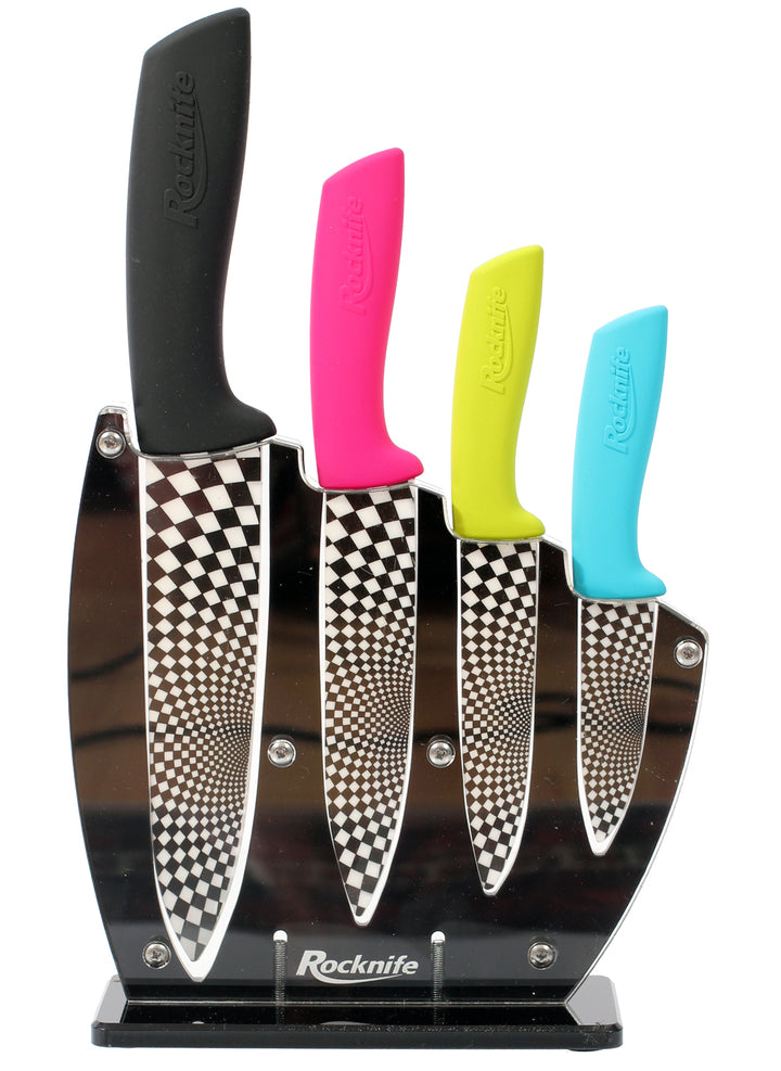 Multi-coloured Ceramic Kitchen Knife Set