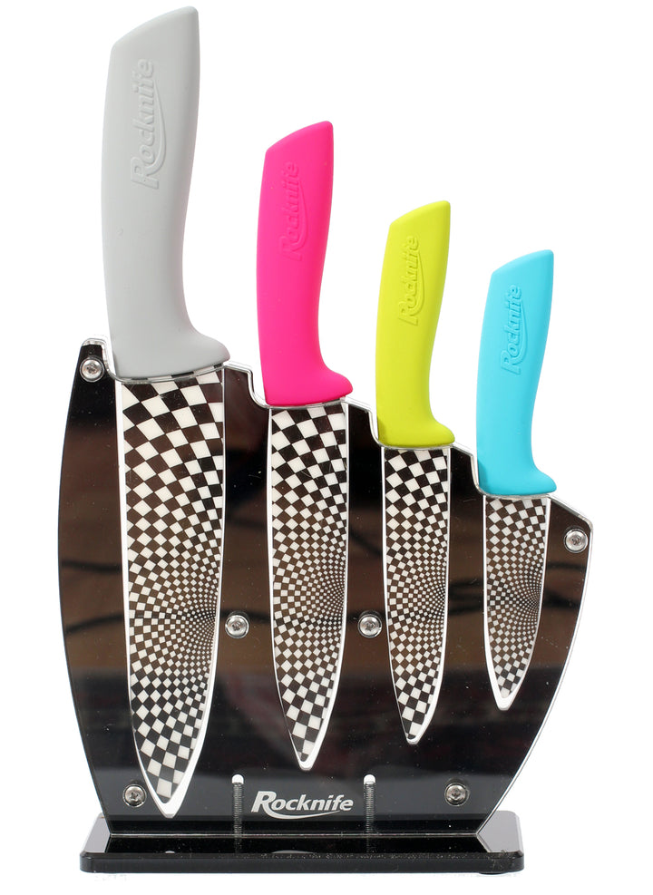 Multi-coloured Ceramic Kitchen Knife Set